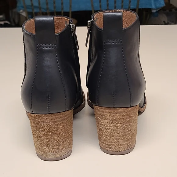 Madewell Brenner leather side zip ankle boots size 6 - Picture 6 of 12